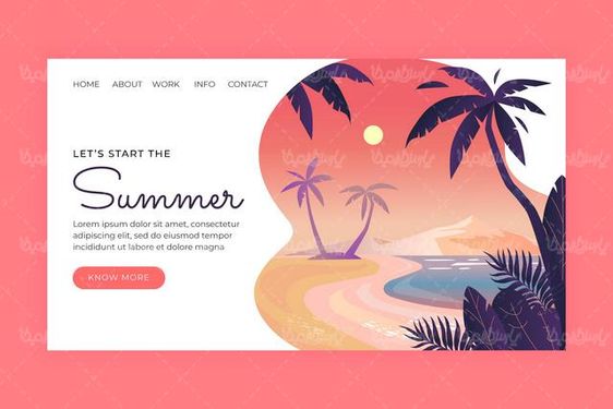 وکتور قالب وب سایت