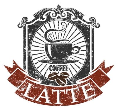 وکتور لیبل قهوه