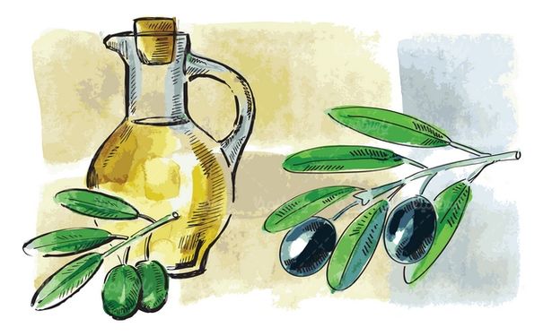 وکتور روغن زیتون