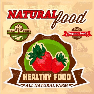 وکتور لیبل ارگانیک