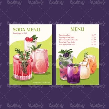 وکتور آب میوه