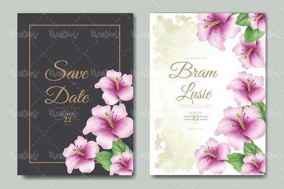 Flower border vector