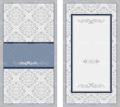 Flower border vector