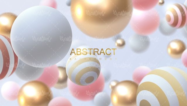 Three-dimensional vector background