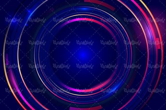 Three-dimensional vector background