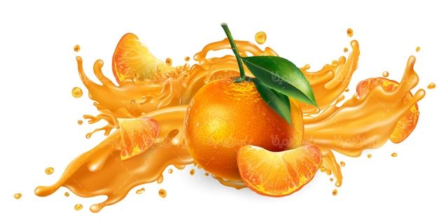 وکتور آب پرتقال