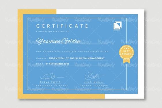 Certificate vector