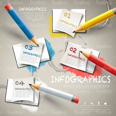 Vector education infographics