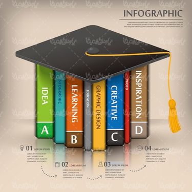 Vector education infographics