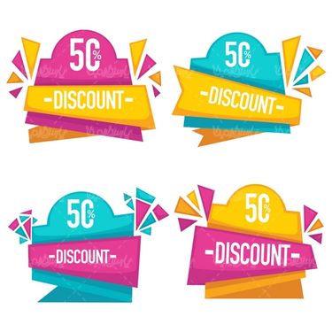 وکتور برچسب فروش