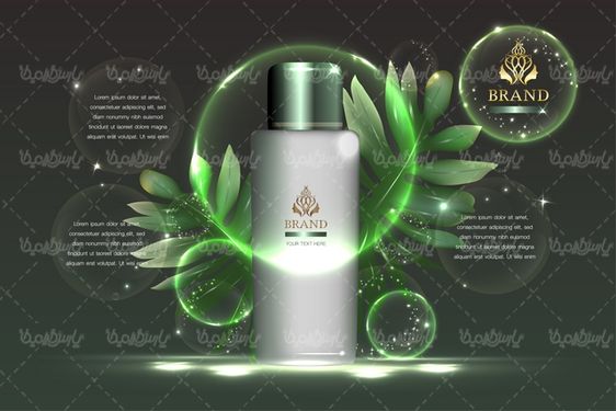 وکتور بسته بندی لوازم آرایش