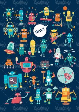 وکتور آدم آهنی