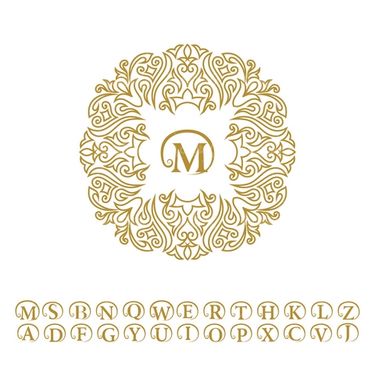 Flower border vector