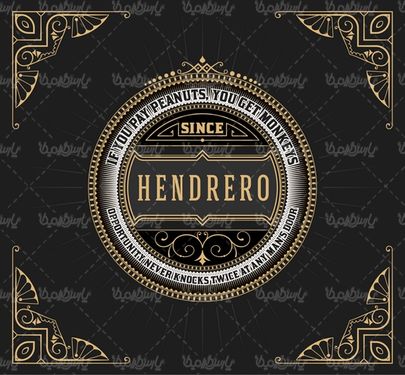 وکتور حاشیه گل بوته