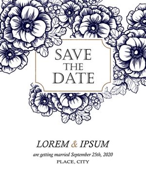 وکتور فریم گل