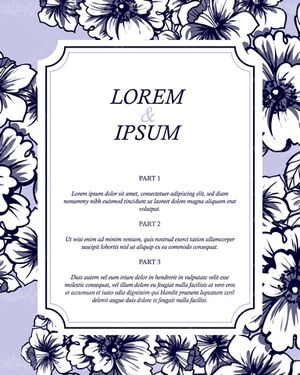 وکتور فریم گل