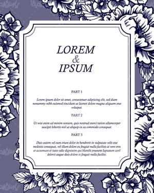 وکتور فریم گل