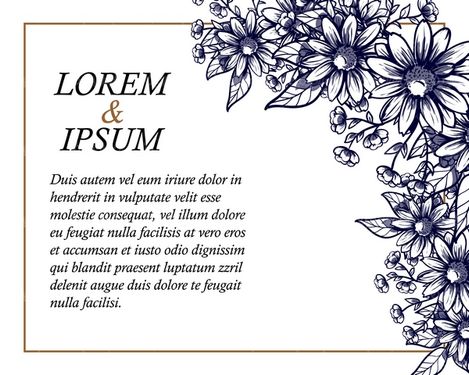 وکتور فریم گل