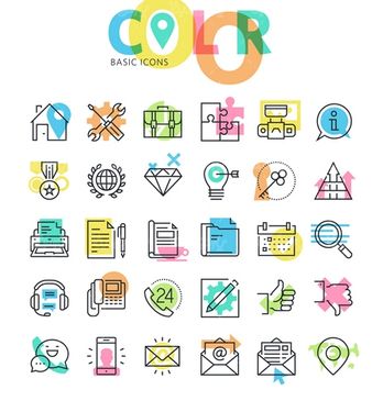 وکتور آیکن مجموعه آیکن