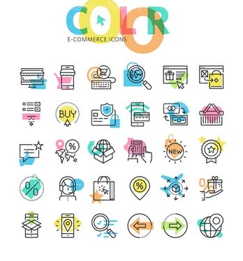 وکتور آیکن تجارت