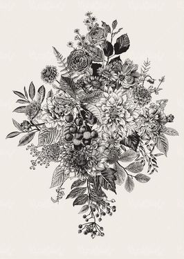 وکتور گل و بوته