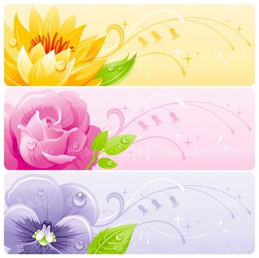 وکتور گل زیبا