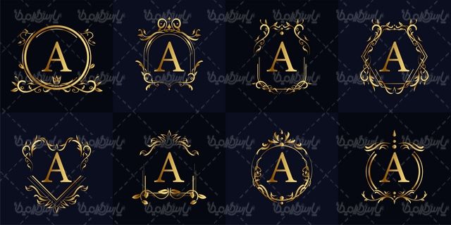 وکتور لوگو حروف لاتین