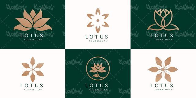 وکتور لوگو گل