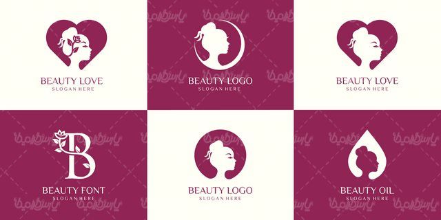 وکتور لوگو سالن زیبایی