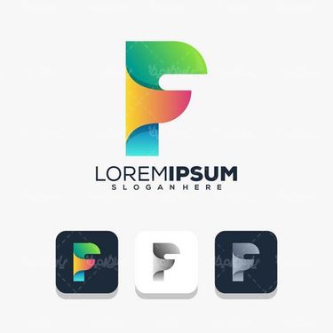 وکتور لوگو حروف لاتین