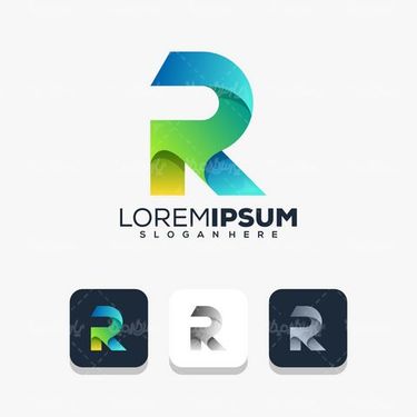 وکتور لوگو حروف لاتین