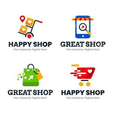 وکتور لوگو فروشگاه اینترنتی