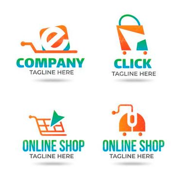 وکتور لوگو فروشگاه اینترنتی