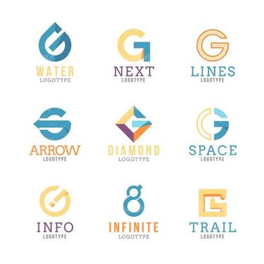 وکتور لوگو حروف لاتین