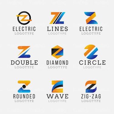 وکتور لوگو حروف لاتین