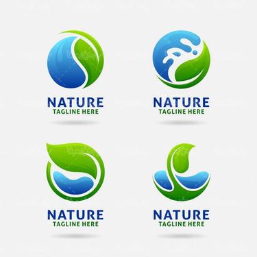 وکتور لوگو طبیعت