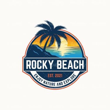وکتور لوگو ساحل دریا
