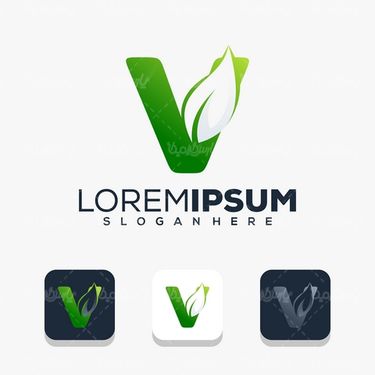 Latin alphabet vector logo