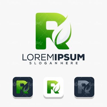 Latin alphabet vector logo