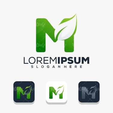 Latin alphabet vector logo