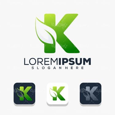 Latin alphabet vector logo