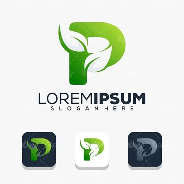 Latin alphabet vector logo