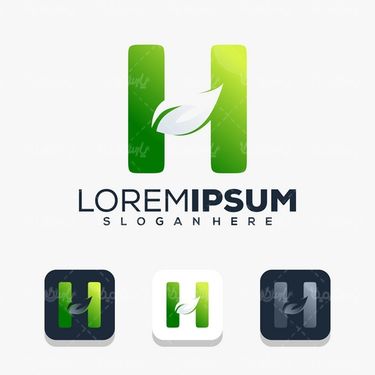 Latin alphabet vector logo