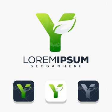 Latin alphabet vector logo