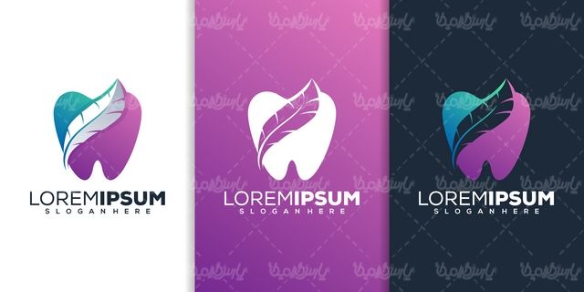 وکتور لوگو دندان