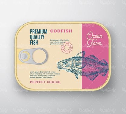 وکتور کنسرو ماهی