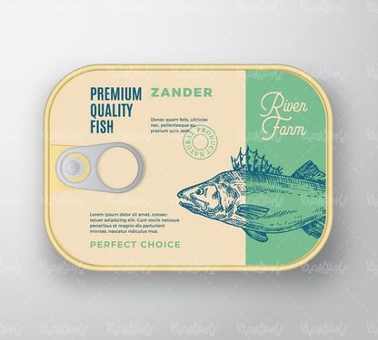 وکتور کنسرو ماهی