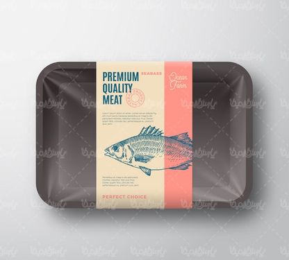 Canned fish vector