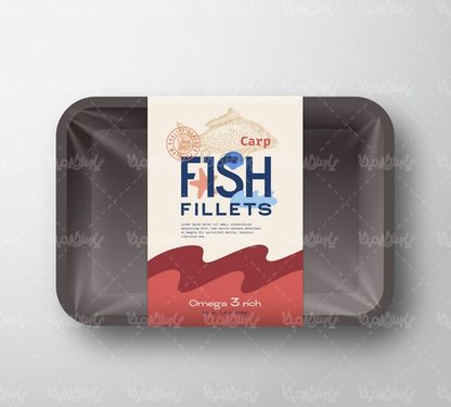 Canned fish vector