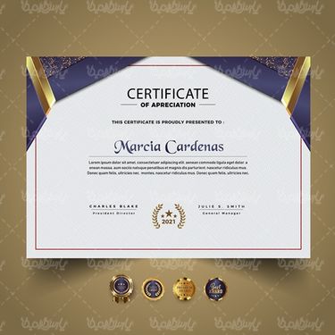 وکتور گواهینامه